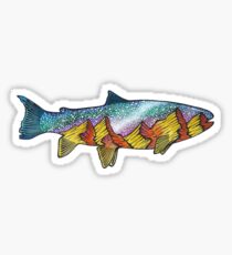 Fisch voller Sterne Sticker