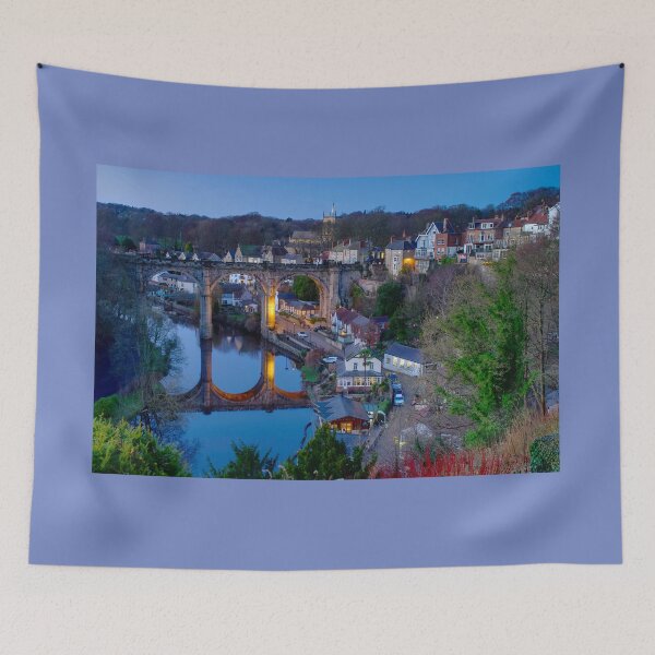 Item preview, Knaresborough Viaduct Blue Hour designed and sold by Alisonchambers2.