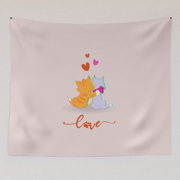 Item preview, Two Cat Love designed and sold by FancyZone.