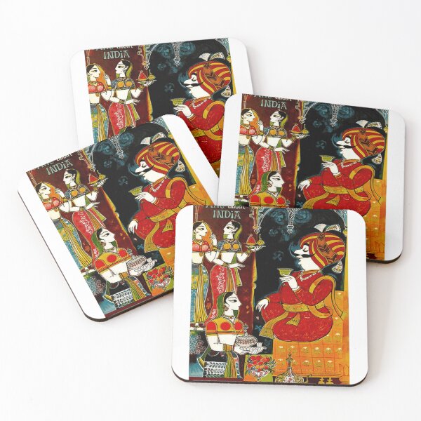Item preview, AIR INDIA Vintage Air Travel Advertising Print Classic . designed and sold by LiliaGrady.