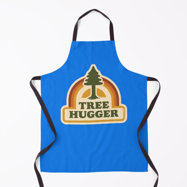 Item preview, Retro Tree Hugger Sticker designed and sold by SandraaKentzler.