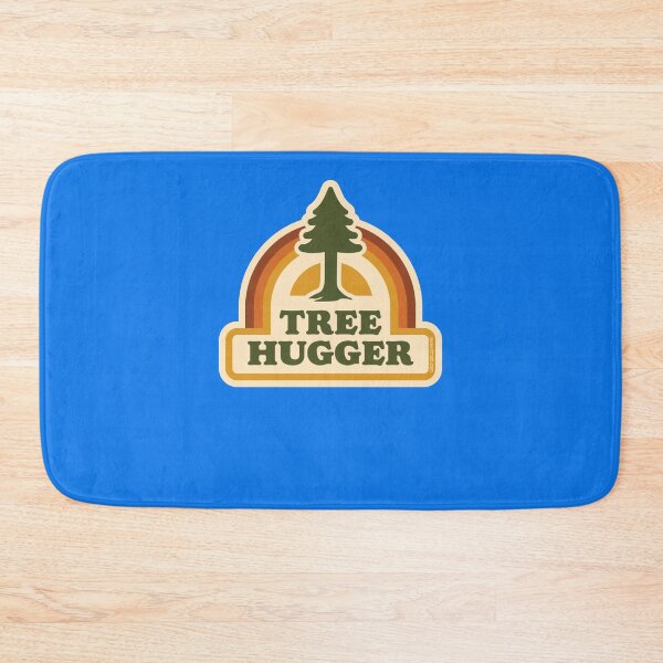Item preview, Retro Tree Hugger Sticker designed and sold by SandraaKentzler.