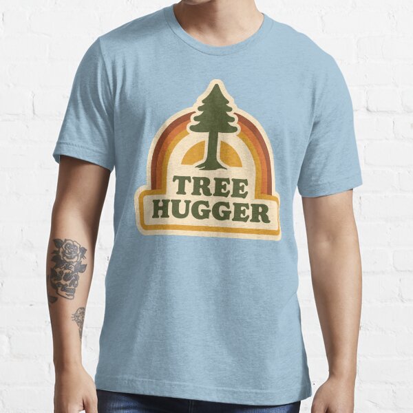 Retro Tree Hugger Sticker Essential T-Shirt