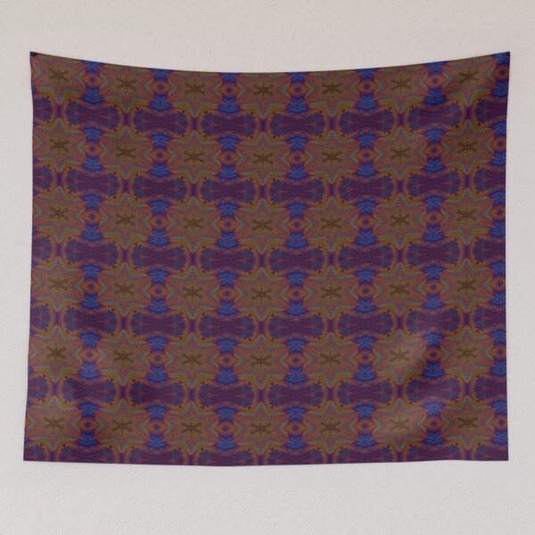 Item preview, African print Colorful pink, blue-green and purple colors.  designed and sold by NaniniDesigns.