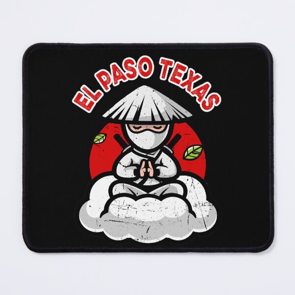 Item preview, Ninja Warrior Pose El Paso Texas designed and sold by dreamofdenim.