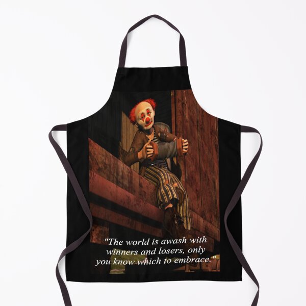 Item preview, Fantasy Light-Hearted Quotation about a Sad Clown Running Away From His Problems designed and sold by NovawayDirect.
