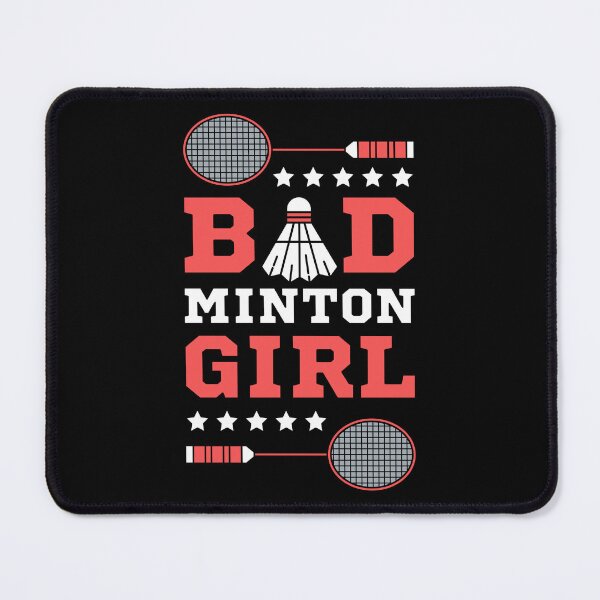 Item preview, Bad Girl Badminton Girl - Badminton Puns Woman Player Sport Funny Birdie Racket designed and sold by Millusti.