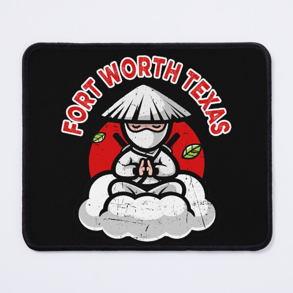 Item preview, Ninja Warrior Pose Fort Worth Texas designed and sold by dreamofdenim.