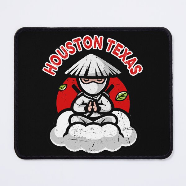 Item preview, Ninja Warrior Pose Houston Texas designed and sold by dreamofdenim.