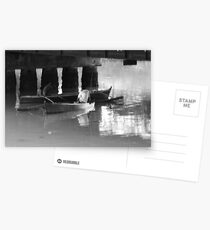 Boatmen Under the Bridge Postcards