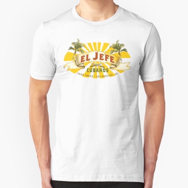 El Jefe Cubanos Food Truck Slim Fit T-Shirt