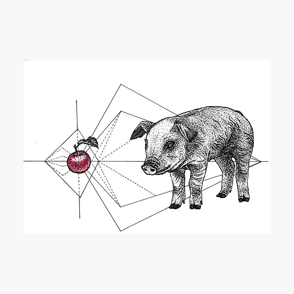 One is Friend, One is Food Photographic Print