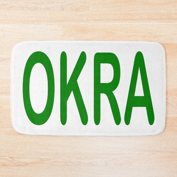 Item preview, Okra: vegetable, popular in the south, fried okra, stewed okra, okra in soup or gumbo, good eating, farmers, gardeners designed and sold by Becky Hunter.