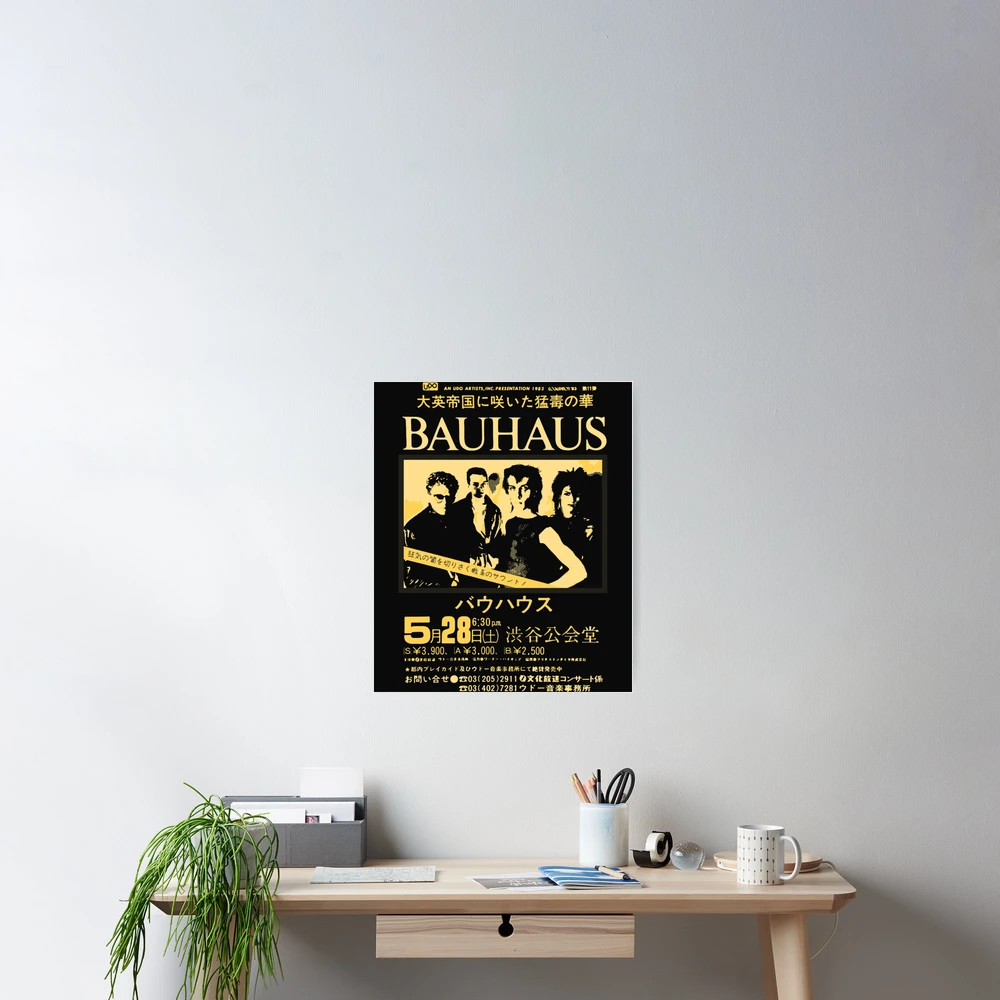 Bauhaus Vintage Japanese Music Concert Graphic Design Classic