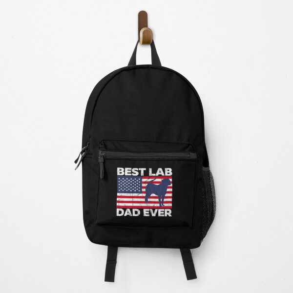 Item preview, Best Lab Dad Ever Labrador Dog Lover American Flag US designed and sold by RJ-Art.