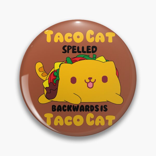 Item preview, Taco Cat Spelled Backwards is Taco Cat - cute cat taco design - funny cat pun - Cinco de mayo designed and sold by quinellie.