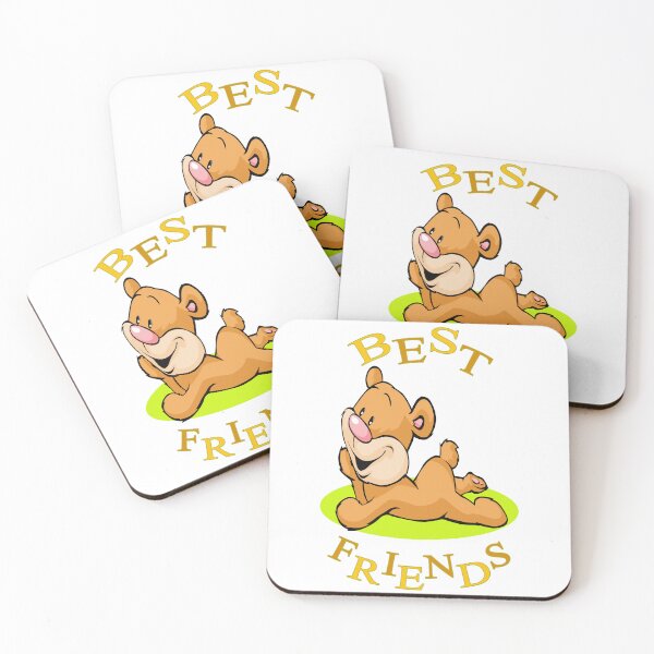 Item preview, Best Friends - Chilling Bear Cartoon designed and sold by aventi24.