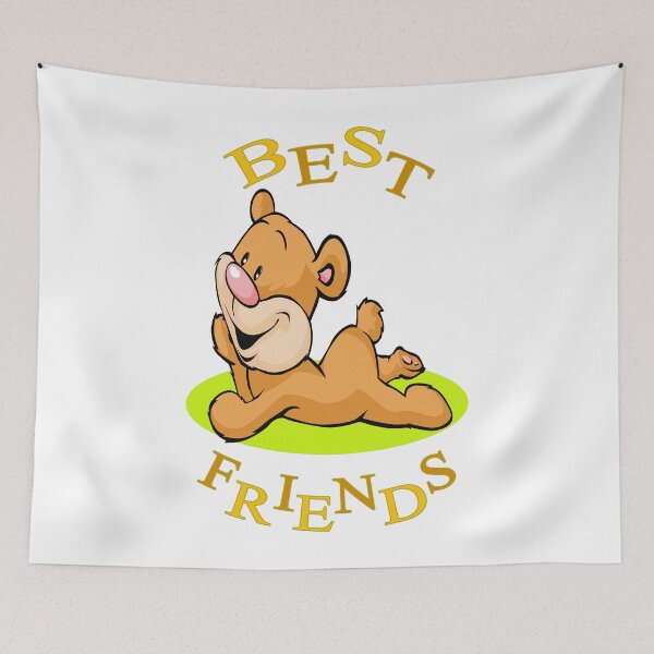 Item preview, Best Friends - Chilling Bear Cartoon designed and sold by aventi24.