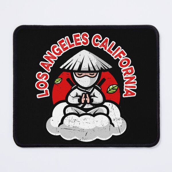 Item preview, Ninja Warrior Pose Los Angeles California designed and sold by dreamofdenim.