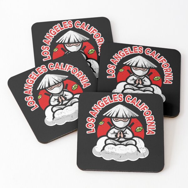 Item preview, Ninja Warrior Pose Los Angeles California designed and sold by dreamofdenim.
