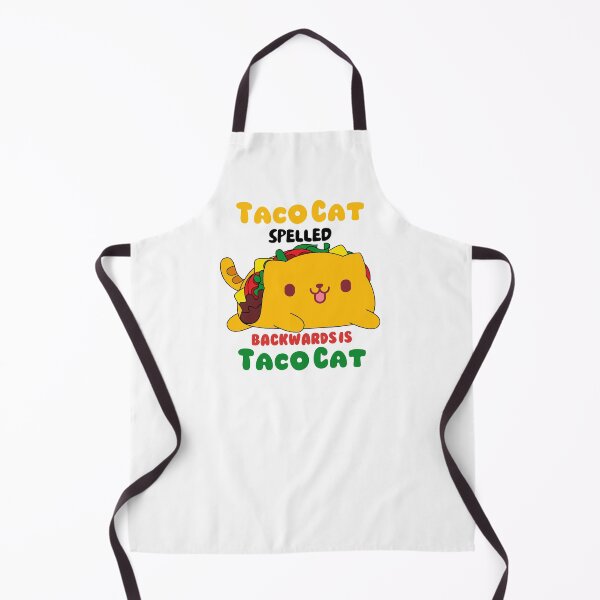 Item preview, Taco Cat Spelled Backwards is Taco Cat - cute cat taco design - funny cat pun - Cinco de mayo designed and sold by quinellie.