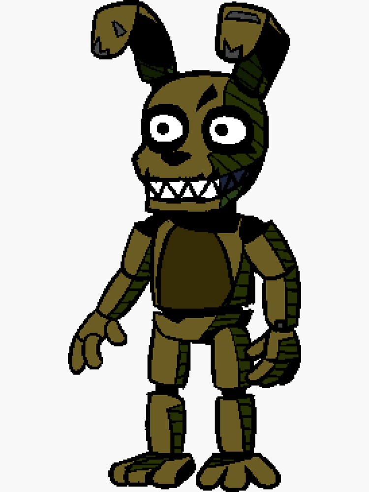 Five Nights at Freddy's - FNAF4 - Plushtrap - Fnaf World - Sticker