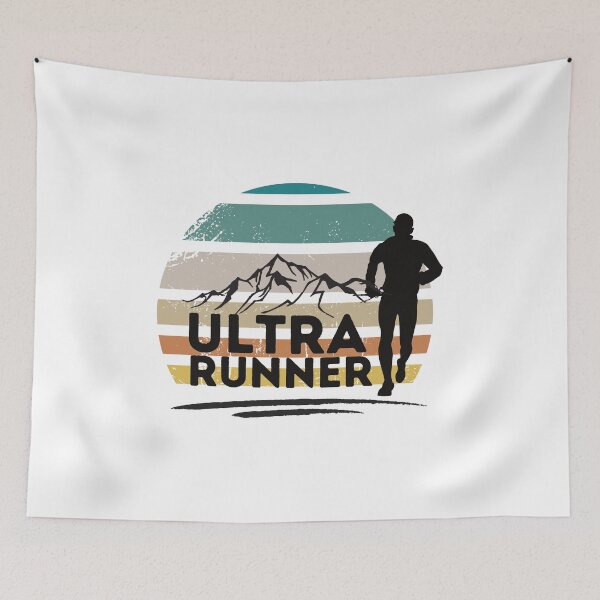 Item preview, Ultra Runner Sunset Mountains designed and sold by PlanBesser.