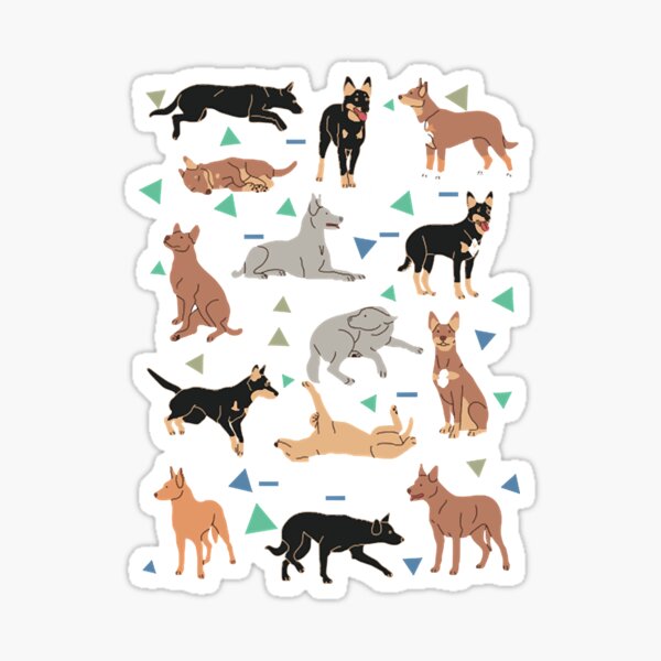 Item preview, Australian Kelpie Pattern  designed and sold by vaseltoti.