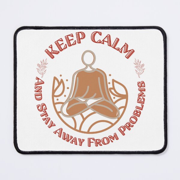 Item preview, Keep calm and stay away from problems quote designed and sold by crizzysketch.