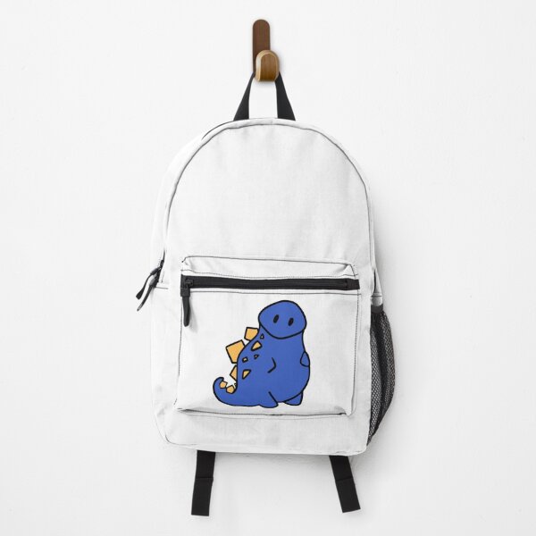 Item preview, Ultramarine blue and yellow dinosaur designed and sold by SerenaVisualArt.