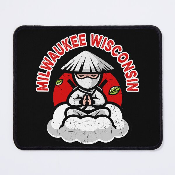 Item preview, Ninja Warrior Pose Milwaukee Wisconsin designed and sold by dreamofdenim.