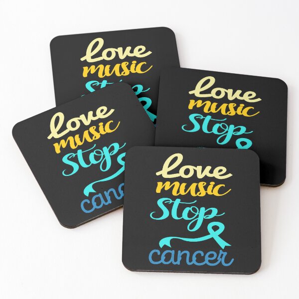 Item preview, Love Music Stop Cancer designed and sold by SavannaCorwin.