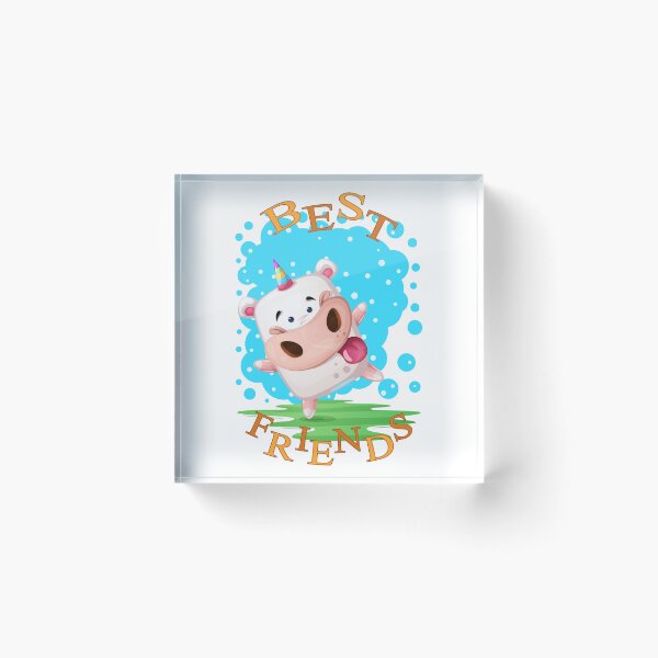 Item preview, Best Friends - Silly Unicorn designed and sold by aventi24.
