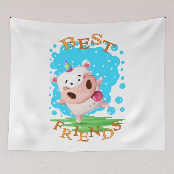 Item preview, Best Friends - Silly Unicorn designed and sold by aventi24.