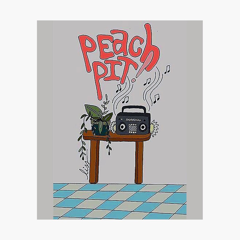 Peach Pit Poster Poster For Sale By Joseambertini Redbubble