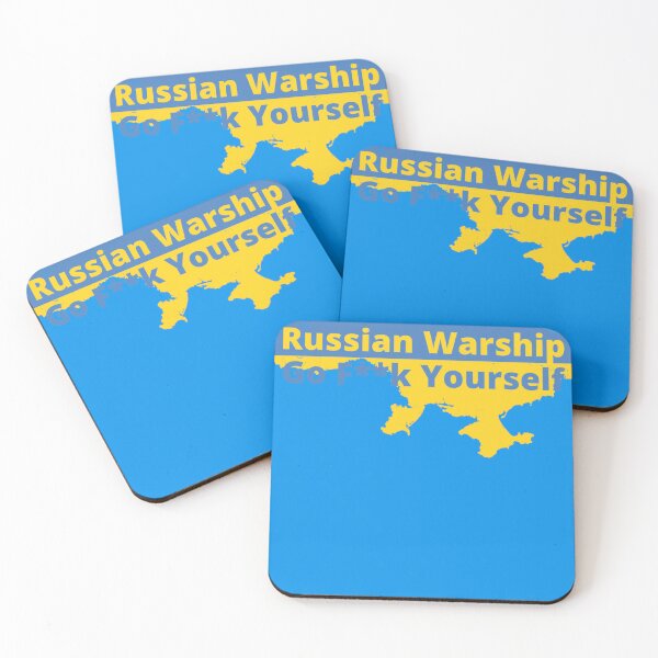 Item preview, Russian Warship Go Fk Yourself Sticker designed and sold by MarcosaSeifert.