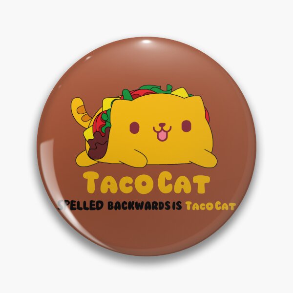 Item preview, Taco Cat Spelled Backwards is Taco Cat - cute cat taco design - funny cat pun - Cinco de mayo designed and sold by quinellie.