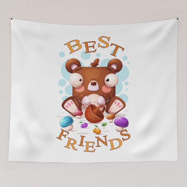 Item preview, Best Friends - Cute Bear designed and sold by aventi24.