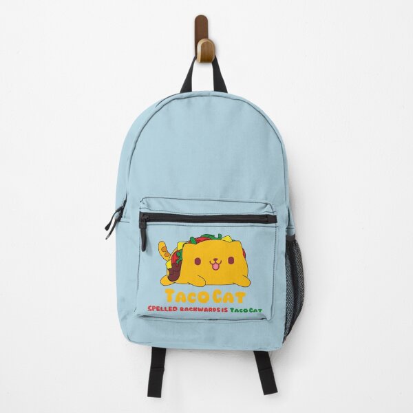 Item preview, Taco Cat Spelled Backwards is Taco Cat - cute cat taco design - funny cat pun - Cinco de mayo designed and sold by quinellie.