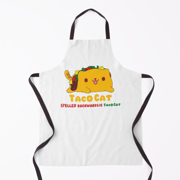 Item preview, Taco Cat Spelled Backwards is Taco Cat - cute cat taco design - funny cat pun - Cinco de mayo designed and sold by quinellie.