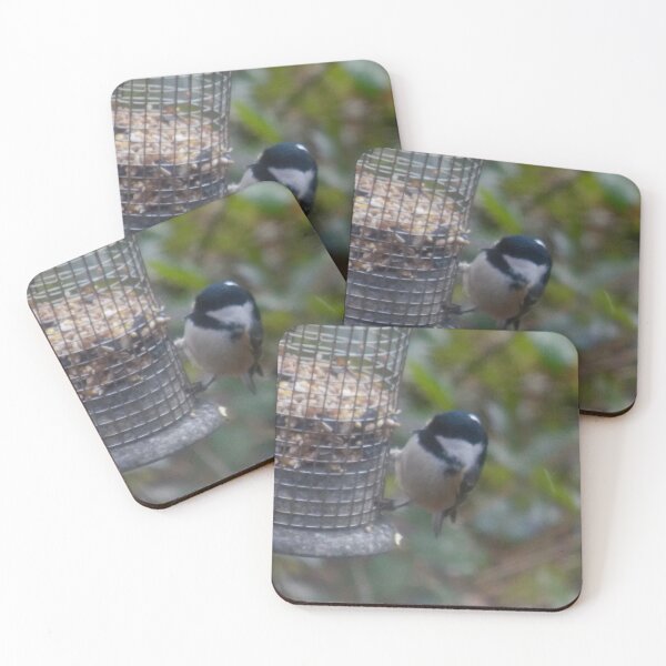 Item preview, Coal Tit at bird feeder designed and sold by Photos-by-Eddie.