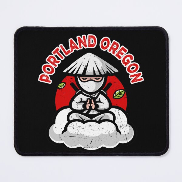 Item preview, Ninja Warrior Pose Portland Oregon designed and sold by dreamofdenim.