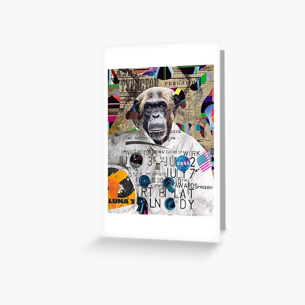 This space ape is ready to go Greeting Card