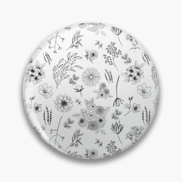 Item preview, Floral Sketch Pattern designed and sold by Anannya  Mondal.