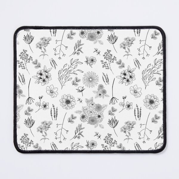 Item preview, Floral Sketch Pattern designed and sold by Anannya Mondal.