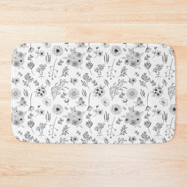 Item preview, Floral Sketch Pattern designed and sold by Anannya  Mondal.