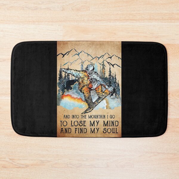 Item preview, snowboarding and into the mountain i go to lose my mind and find my soul designed and sold by KravecUziel.