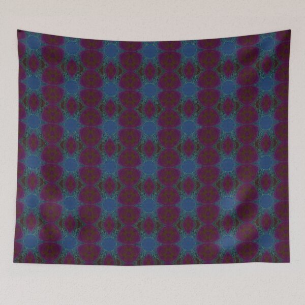 Item preview, African print Colorful blue, red and purple colors.  designed and sold by NaniniDesigns.