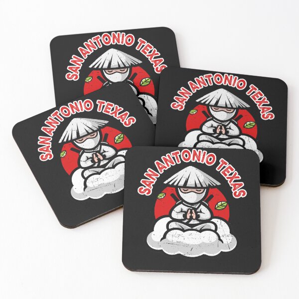 Item preview, Ninja Warrior Pose San Antonio Texas designed and sold by dreamofdenim.