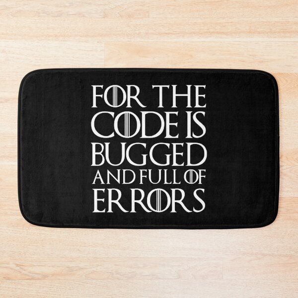 Item preview, For the code is bugged and full of errors designed and sold by SavannaCorwin.